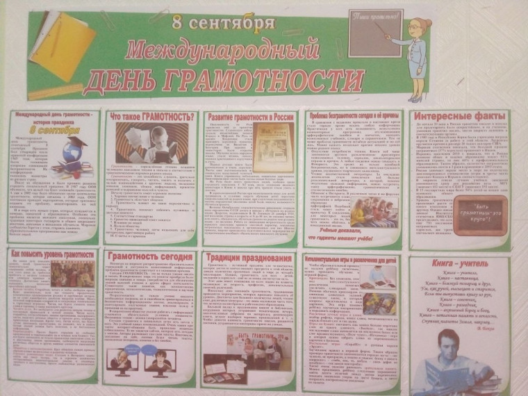 Международный день грамотности.